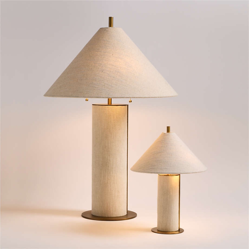 Mini Table Lamp Set with Spherical Base for Small Spaces.