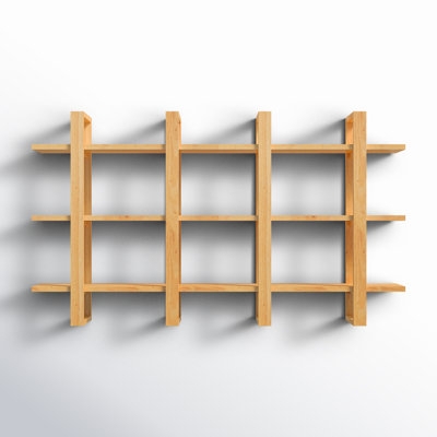 Minimalist Matte White Floating Shelf with L-Shaped Profile Design