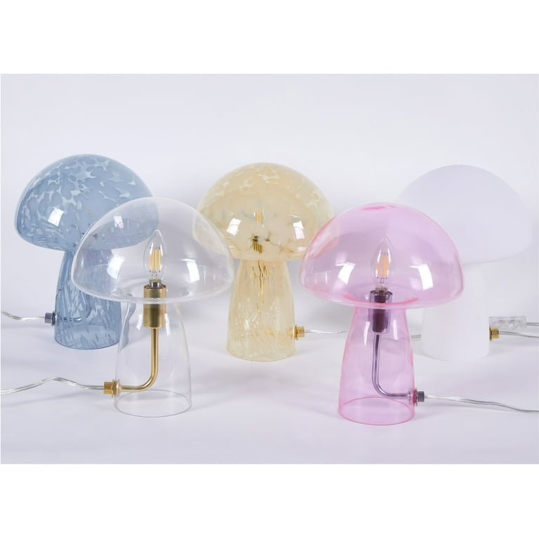 Mushroom Lamp Mushroom Silhouette Matte Glass Finish Minimalist