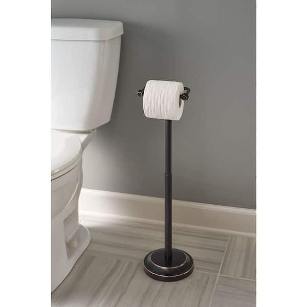 Oil Rubbed Bronze Telescoping Stand with Pivoting Dispenser Arm