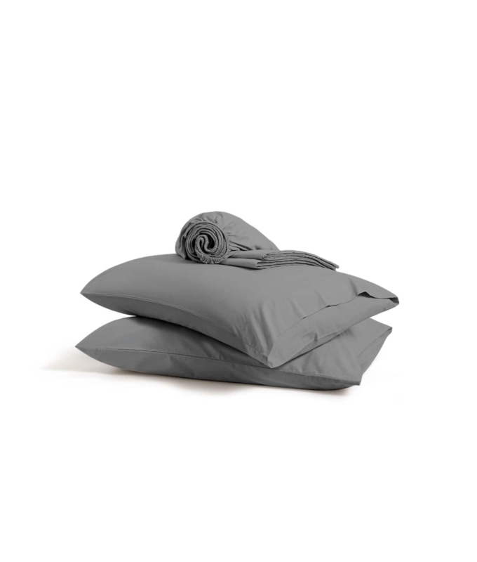 Percale Cotton Sheet Set | Soft & Breathable Comfort Sky Blue / Queen