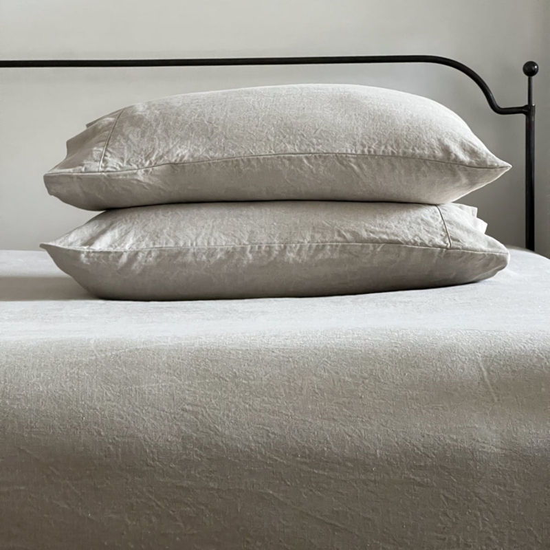 Pillow Shams Oatmeal Diamond Quilt Mini Flange Textured Bedding
