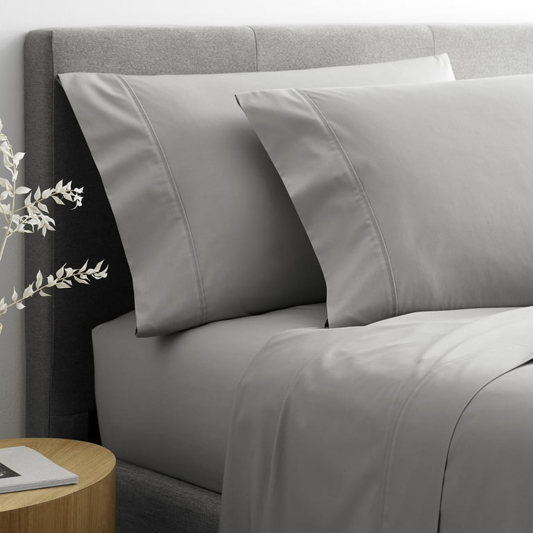 Pillowcase Antimicrobial Finish Brand Tag Folded Cotton Blend