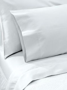 Pillowcase Bright White Plain Weave Open End Feature