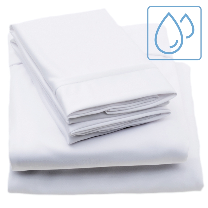 Pillowcase Charcoal Gray Moisture Wicking Smooth Performance Bedding