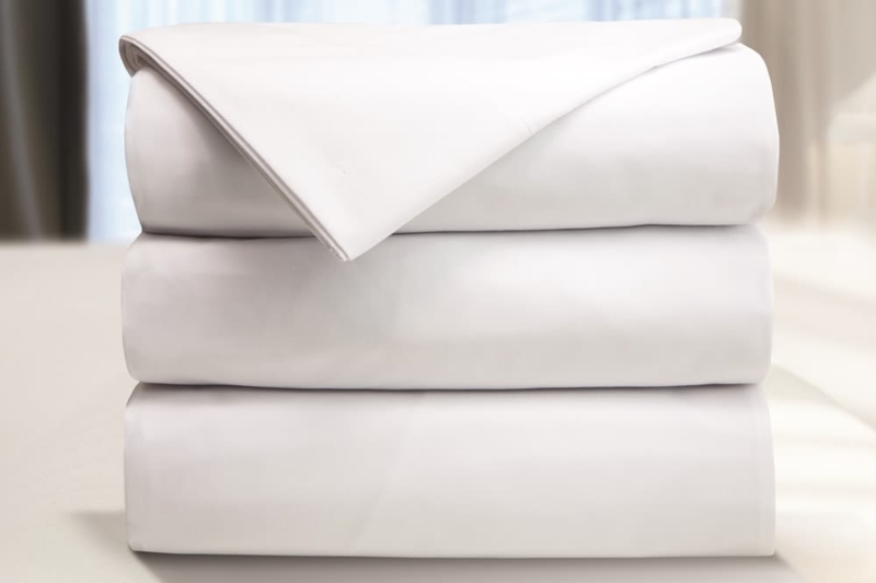 Pillowcase Folded Stack Rectangular Shape Plain Weave