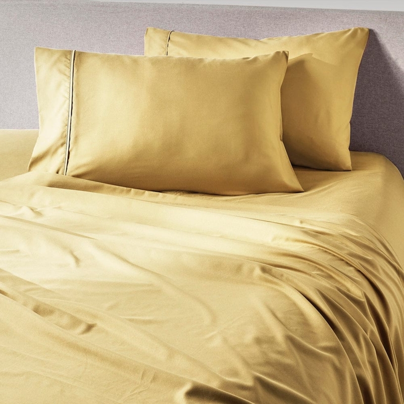 Pillowcase: Harvest Tone, Breathable Look - Harvest Gold Pillowcase Set