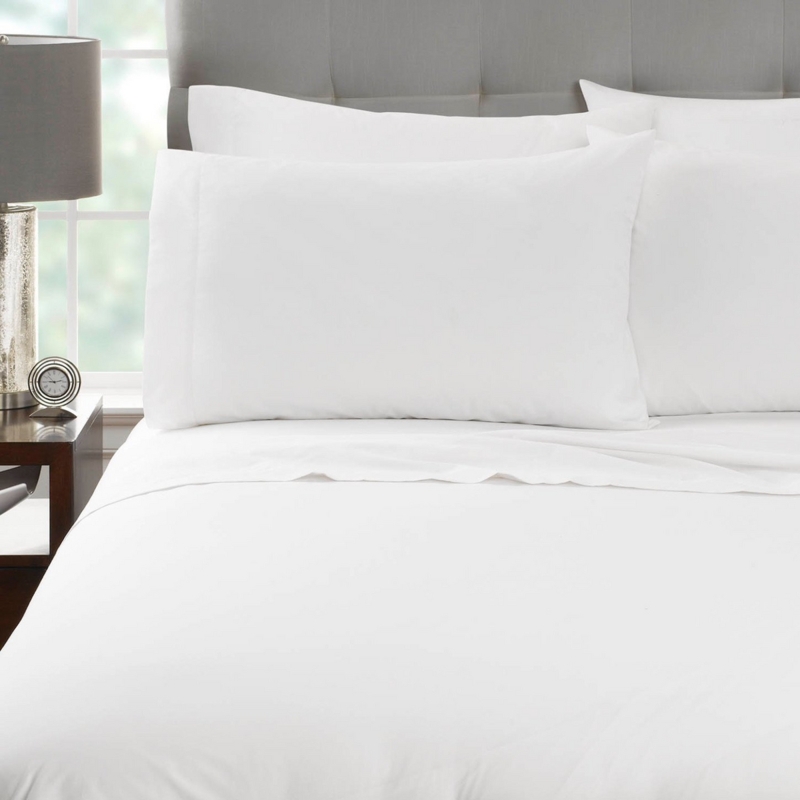 Pillowcase Hospitality Grade Bulk Bed Linens with Hemmed Edge Finish