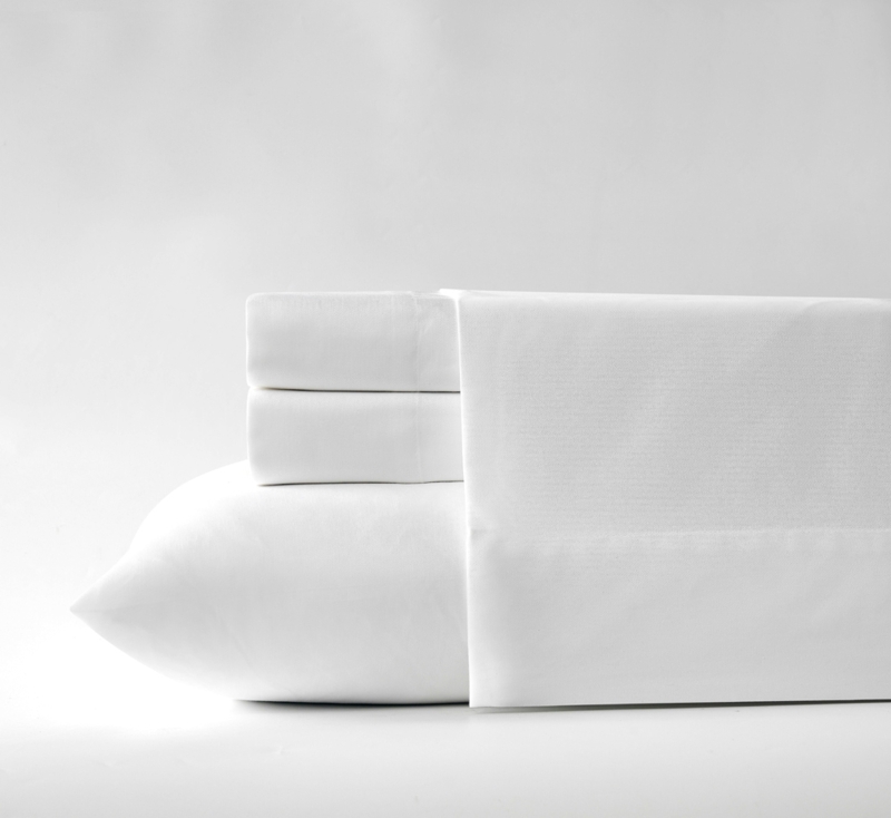 Pillowcase Satin Weave Subtle Sheen Folded Arrangement Pair