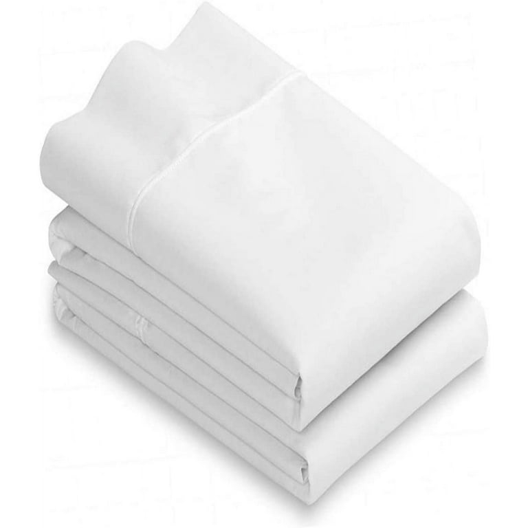 Pillowcase Standard Size Pillowcases Set with Stitched Hem