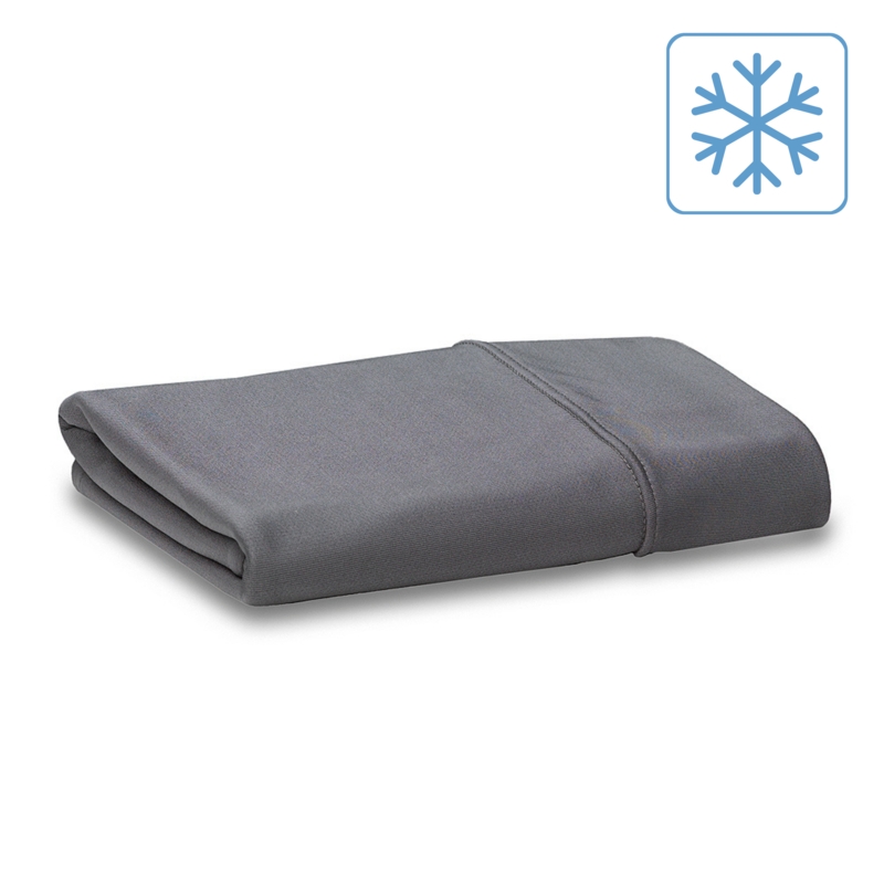 Pillowcase White Performance Fabric Subtle Sheen Moisture Wicking
