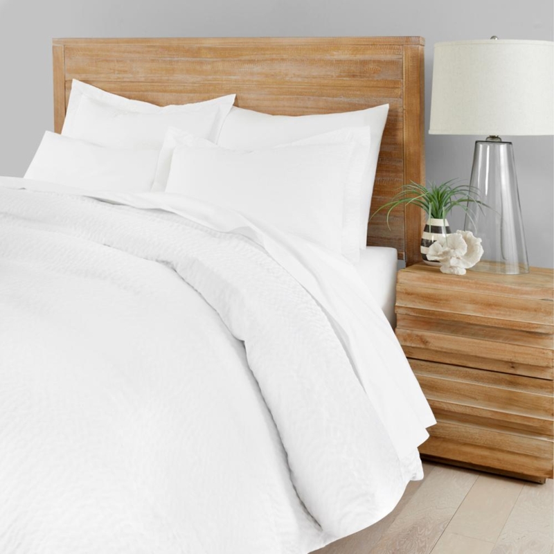 Plush White Duvet Cover Set Cloud Like Volume Minimalist Bedding