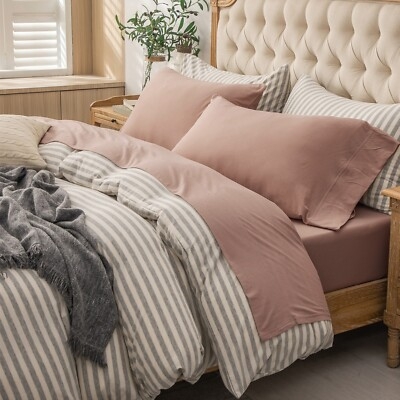 Sage Green Jersey Knit Bedding Sheet Set Breathable Cotton