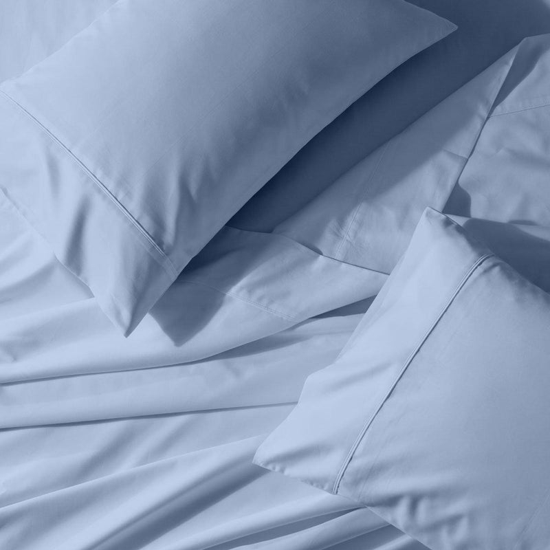 Sheet Set Deep Navy Cotton Blend Crisp Matte Finish King