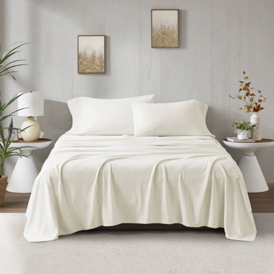 Sheet Set Floral Print Micro Fleece Cozy Cottage Bedding