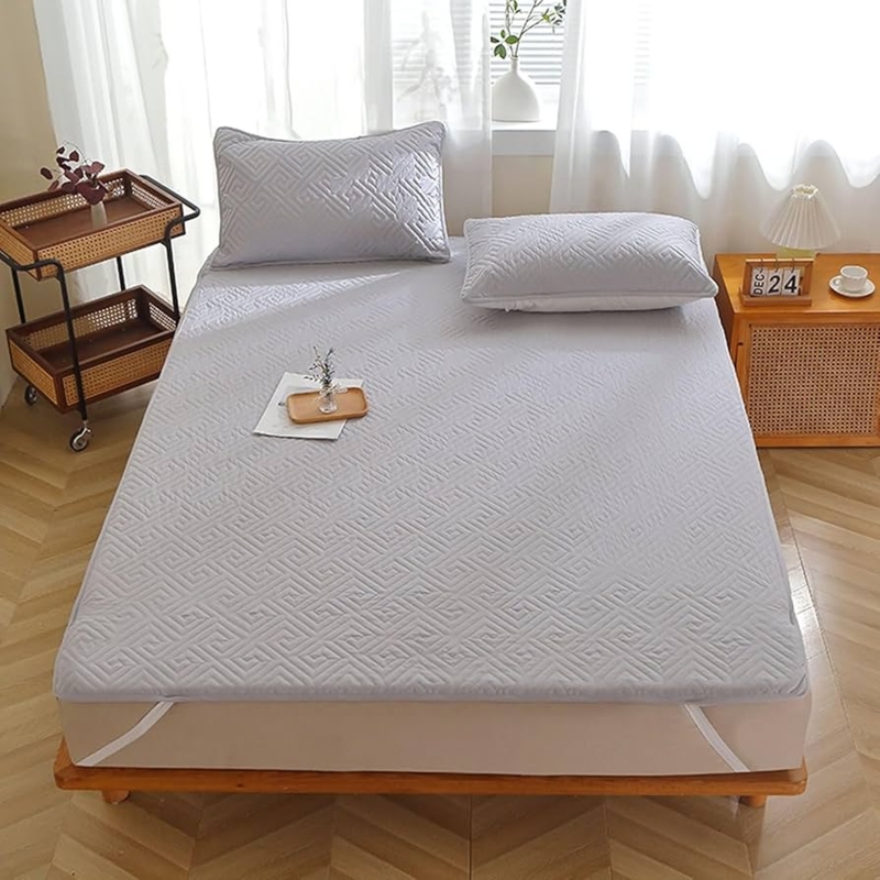 Sheet Set Light Gray Fitted Design Light Gray Fitted Sheet Set