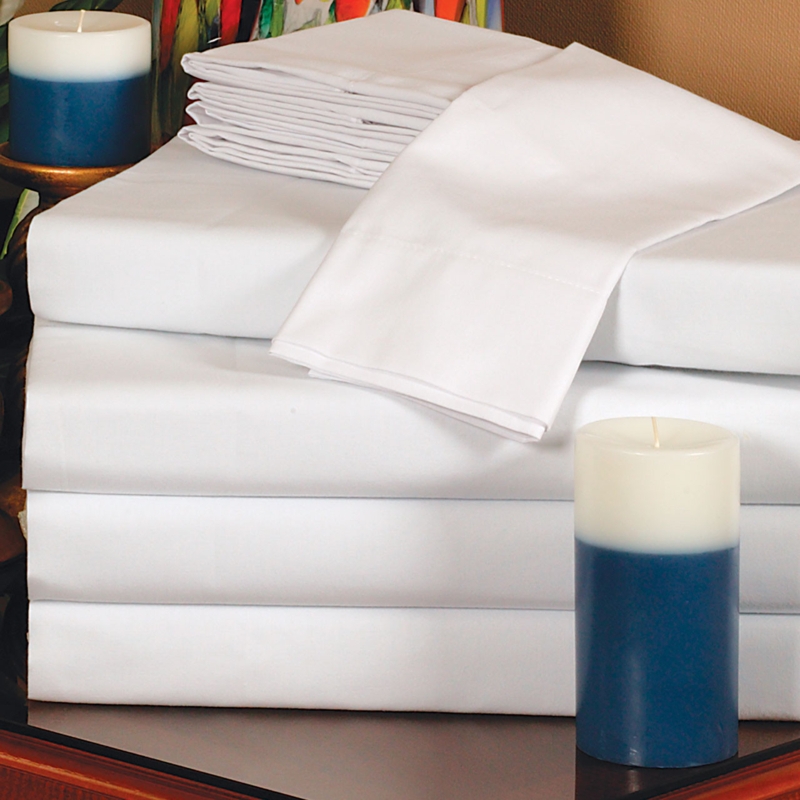 Sheet Set, Scandinavian Style, Airy Cotton-Like Fabric, Wood Accents