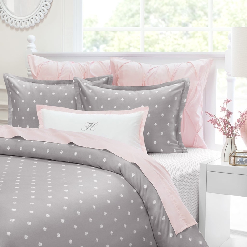 Sheet Set Smooth Cotton Blush Pink Layered Bedding