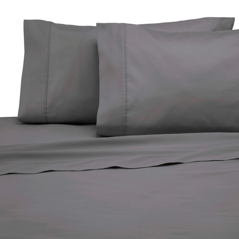 Sheet Set: Smooth Cotton with 300 Thread Count Look, Monochromatic Grey