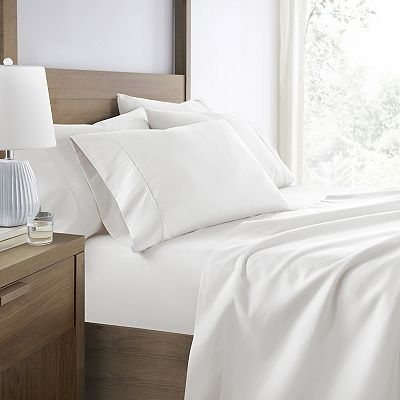 Sheet Set White Extra Pillowcases Crisp White Sheet Set