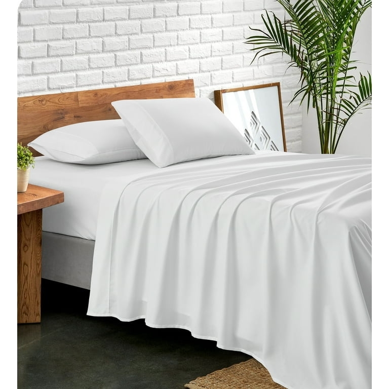 Sheet Set White Greek Key Embroidery Classic Hotel Style Bedding
