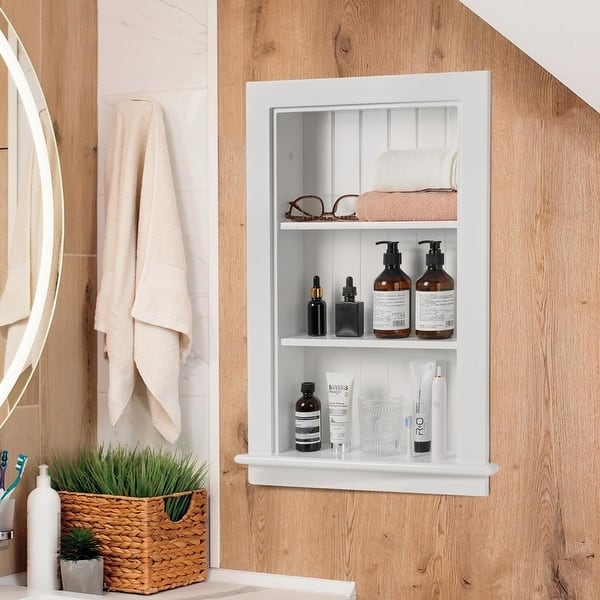 Sleek Polished Silver Medicine Cabinet with Slim Rectangular Frame.