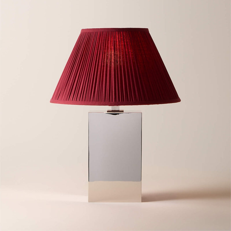 Sophisticated Table Lamp featuring Pleated Texture Shade and Pull Chains