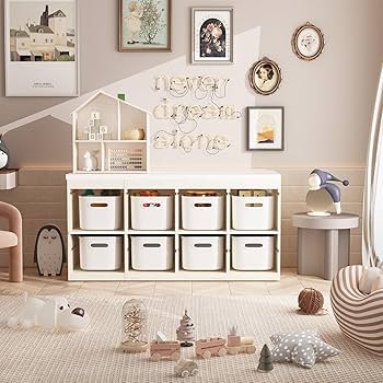 Storage Bin Set Matte Finish Stackable Plastic Closet Organization