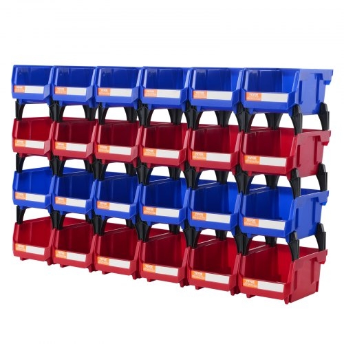 Storage Bins Open Front Hanging Lip Stackable Parts Organizer Bins