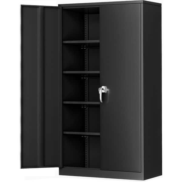 Storage Cabinet Ventilated Locker Style Metal Five-Tier