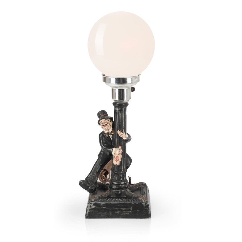 Table Lamp Cradle Base Orb In Orb Aesthetic Matte Black