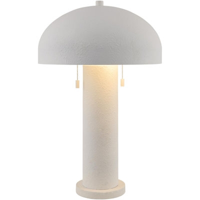 Table Lamp Dual Adjustable Arms Brass White Globe Shades Mid-Century