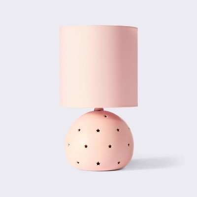 Table Lamp Exposed Tinted Globe Bulb Column Base Monochromatic Accent
