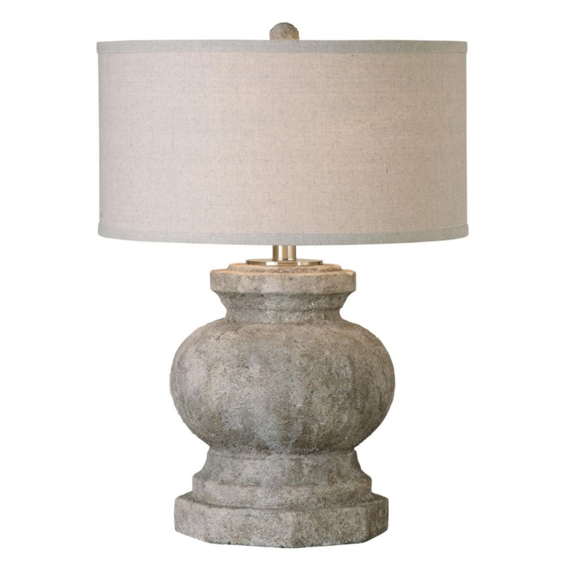 Table Lamp Gold Spherical Accent Teal Patina Flecking, Organic Modern Lamp Gold Accents