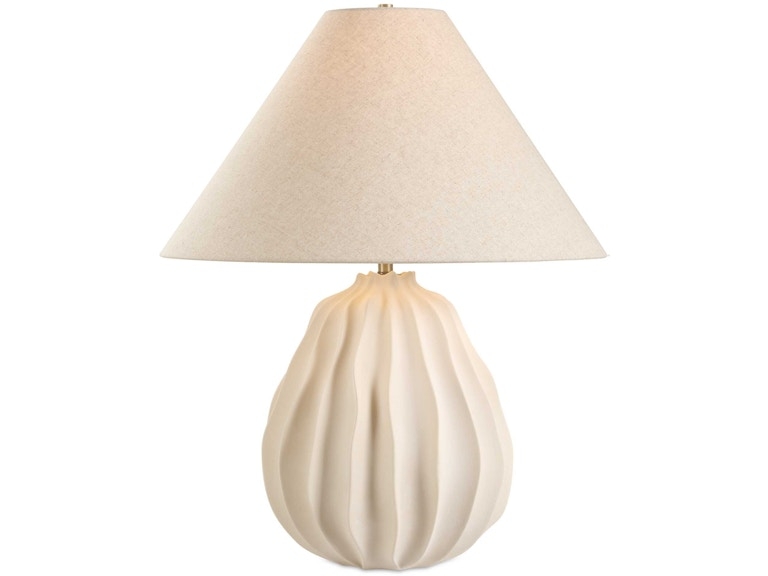Table Lamp Open Base Geometric Silhouette Contemporary Ceramic