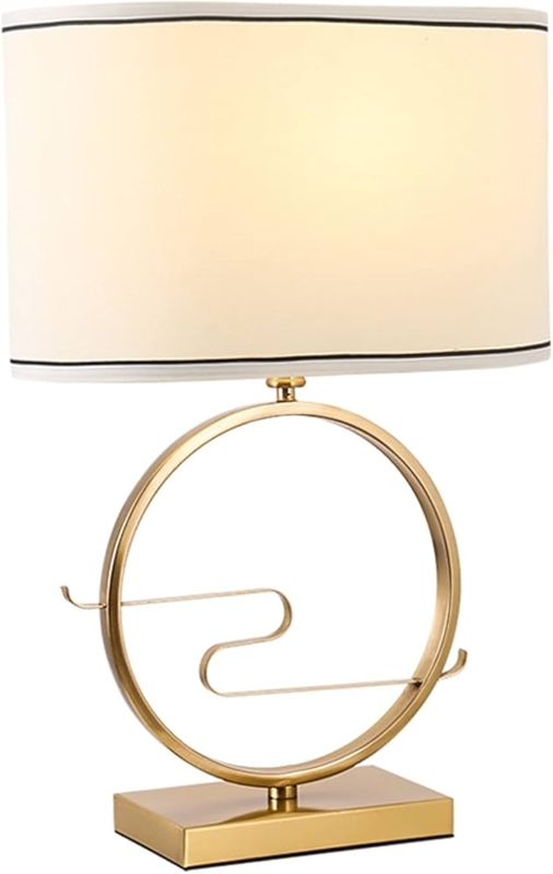 Table Lamp Open Work Cage Stem Blue Floral Shade Rustic Bedroom Decor