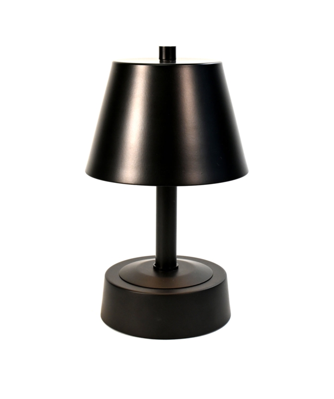 Table Lamp: Portable Metal Cordless Design for Outdoor Use