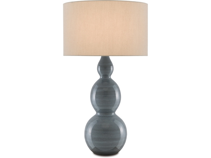 Table Lamp Scale Pattern Stone Like Base Architectural Textured Lamp Base