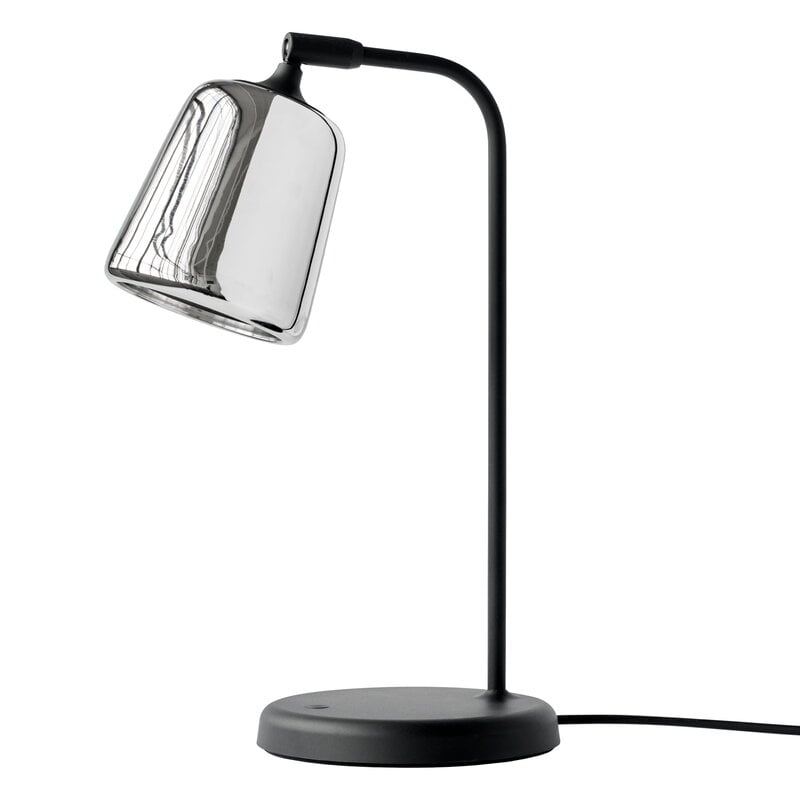 Table Lamp, Scandinavian Style with Polished Conical Shade