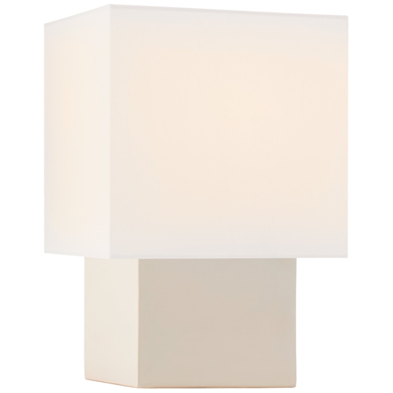 Table Lamp Sculptural Ivory Base Organic Form Modern Bedside Lighting