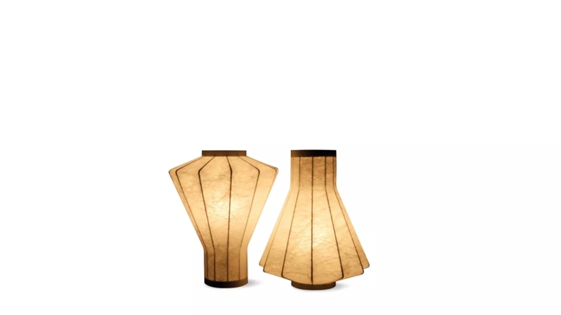 Table Lamp Spherical Glass Shade Textured Stone Base Modern