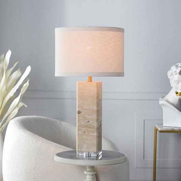 Table Lamp Tiered Base Architectural Silhouette Transitional Style