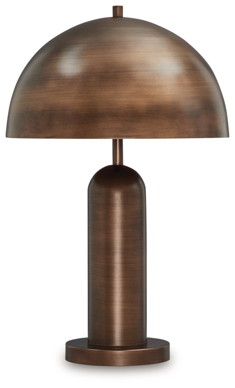 Table Lamp: Traditional Antique Metallic Finish with Tiered Stack Base