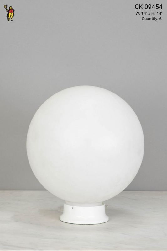 Table Lamp Tripod Base Globe Shade Mid-Century Retro Minimalist