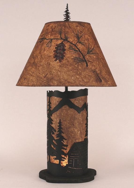 Table Lamp Wildlife Silhouette Cutouts Nightlight Nature Theme