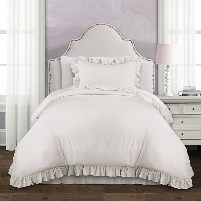 Tiered Ruffle Comforter Set Modern Farmhouse Bedding Ideas