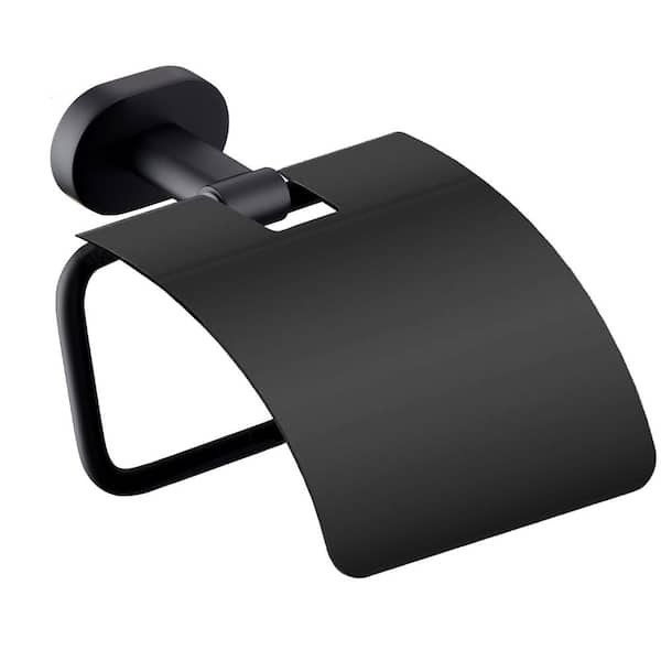 Toilet Paper Holder Protective Cover Flap Modern Minimalist