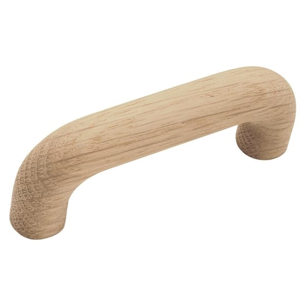 Unfinished Wood Cabinet Pull Organic Curved Arch Handle