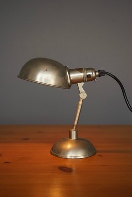 Vintage Industrial Desk Lamp Black Dome Shade Adjustable Chrome