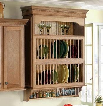 Wall Cabinet Classic Espresso Mullion Glass Doors Open Shelf